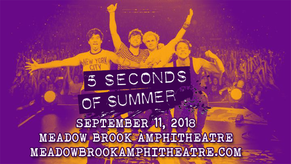 5 Seconds of Summer at Meadow Brook Amphitheatre