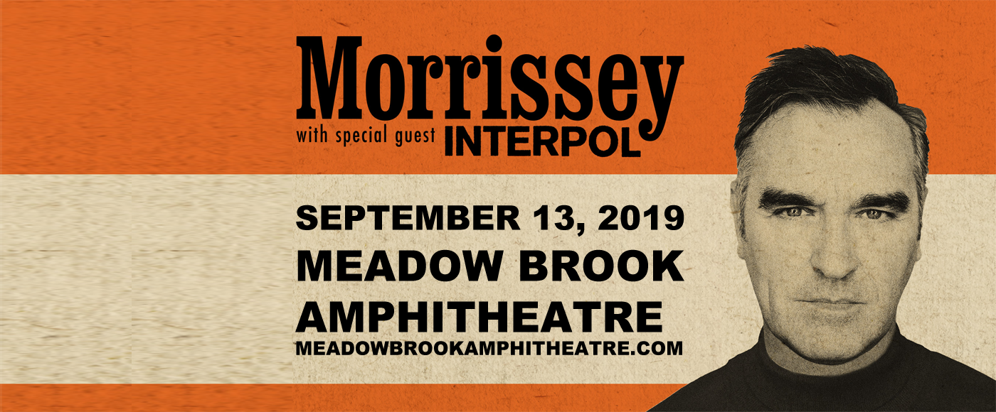 Morrissey & Interpol at Meadow Brook Amphitheatre