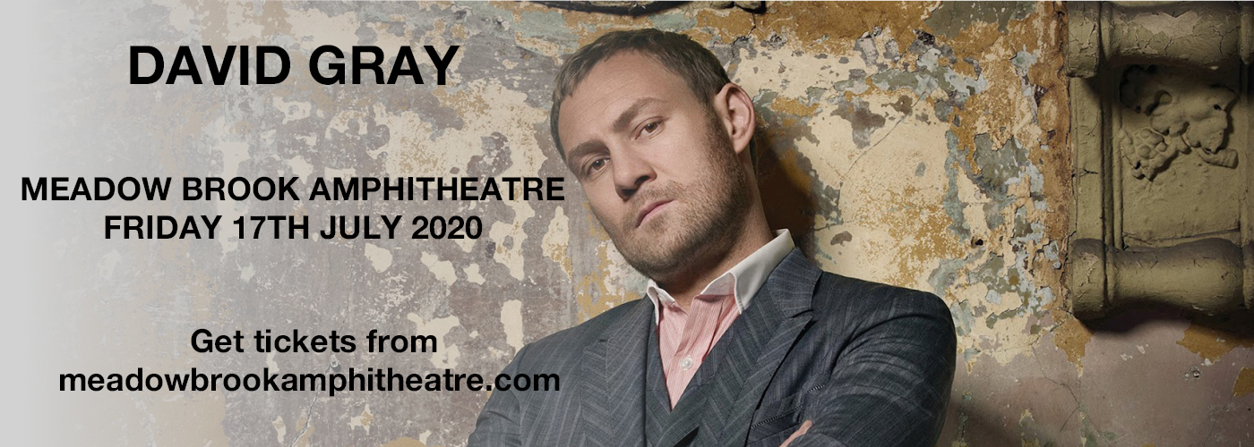 David Gray [CANCELLED] at Meadow Brook Amphitheatre