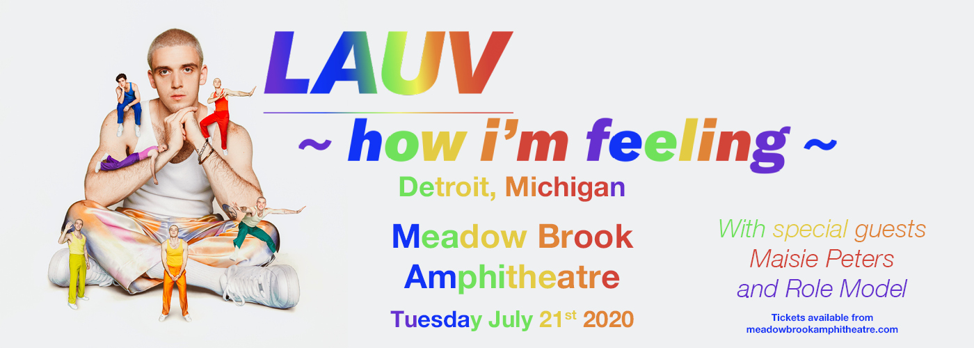 Lauv [CANCELLED] at Meadow Brook Amphitheatre