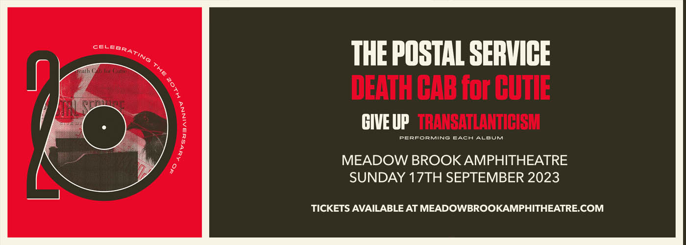 The Postal Service & Death Cab for Cutie at Meadow Brook Amphitheatre